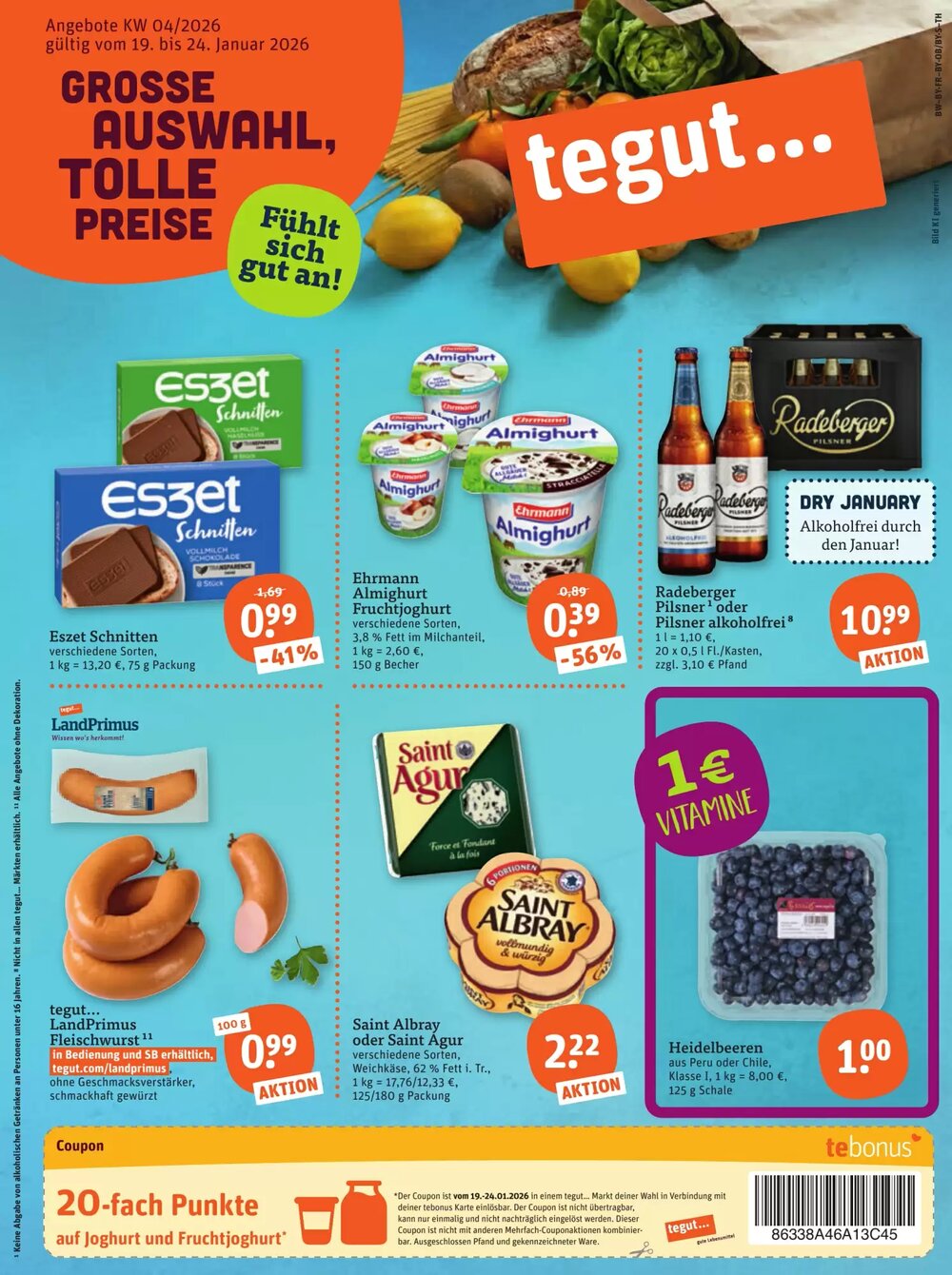 tegut Prospekt (ab 23.01.2026) zum Blättern - Seite 3