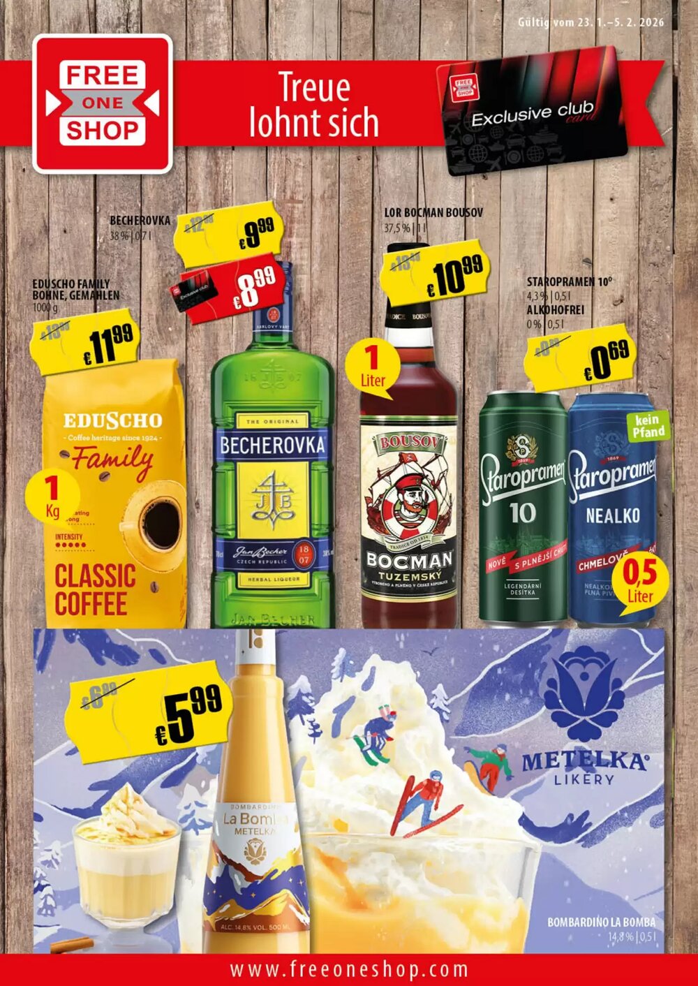 FreeOneShop Prospekt (ab 23.01.2026) zum Blättern - Seite 1