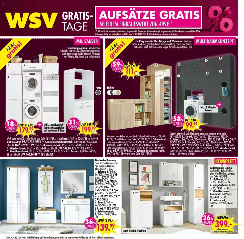 Möbel Boss Prospekt (ab 24.01.2026) zum Blättern - Seite 10