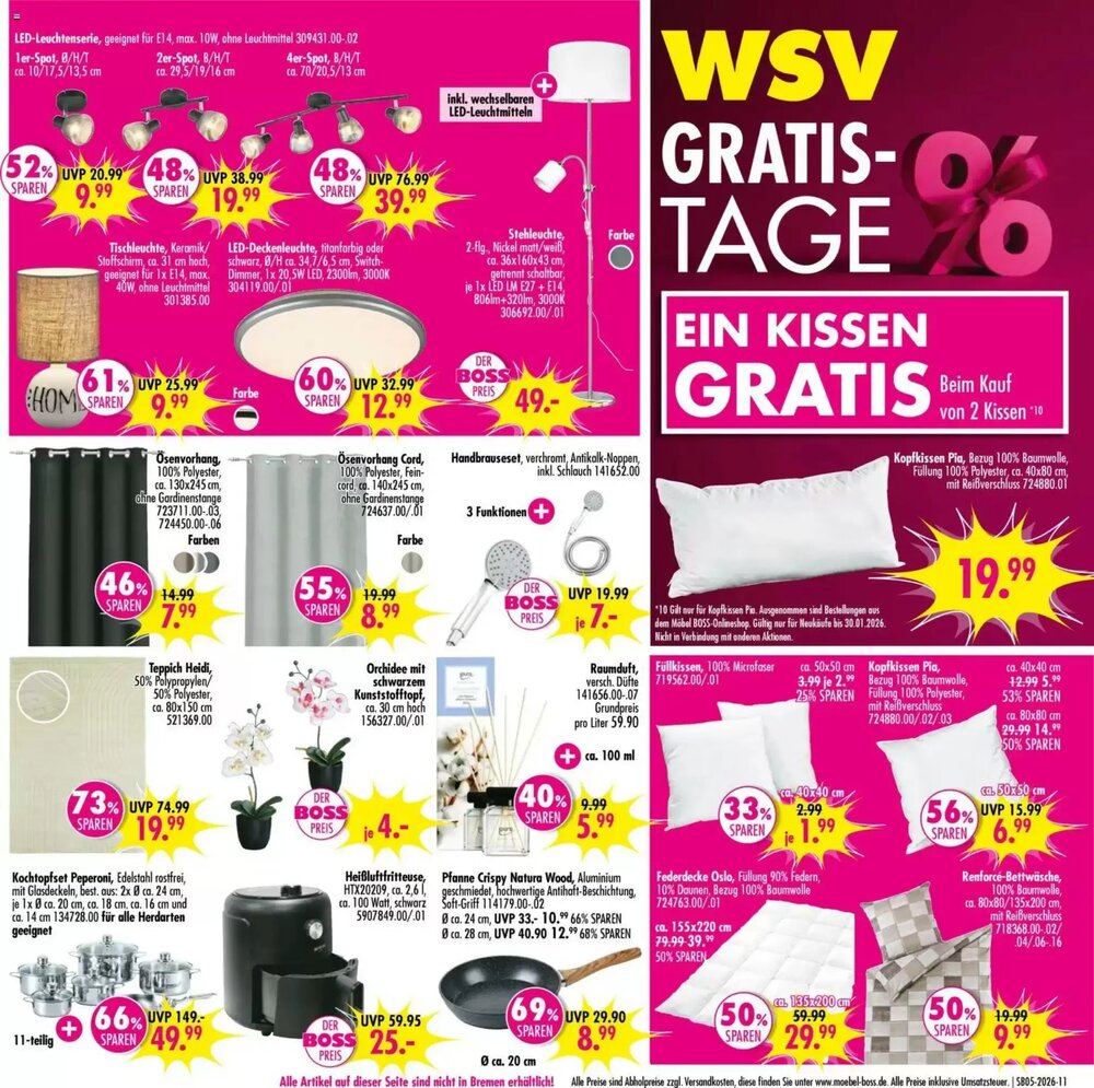 Möbel Boss Prospekt (ab 24.01.2026) zum Blättern - Seite 11
