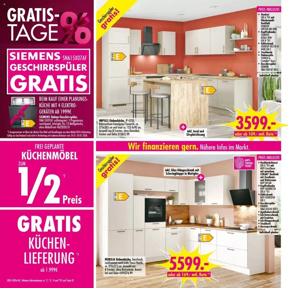 Möbel Boss Prospekt (ab 24.01.2026) zum Blättern - Seite 4