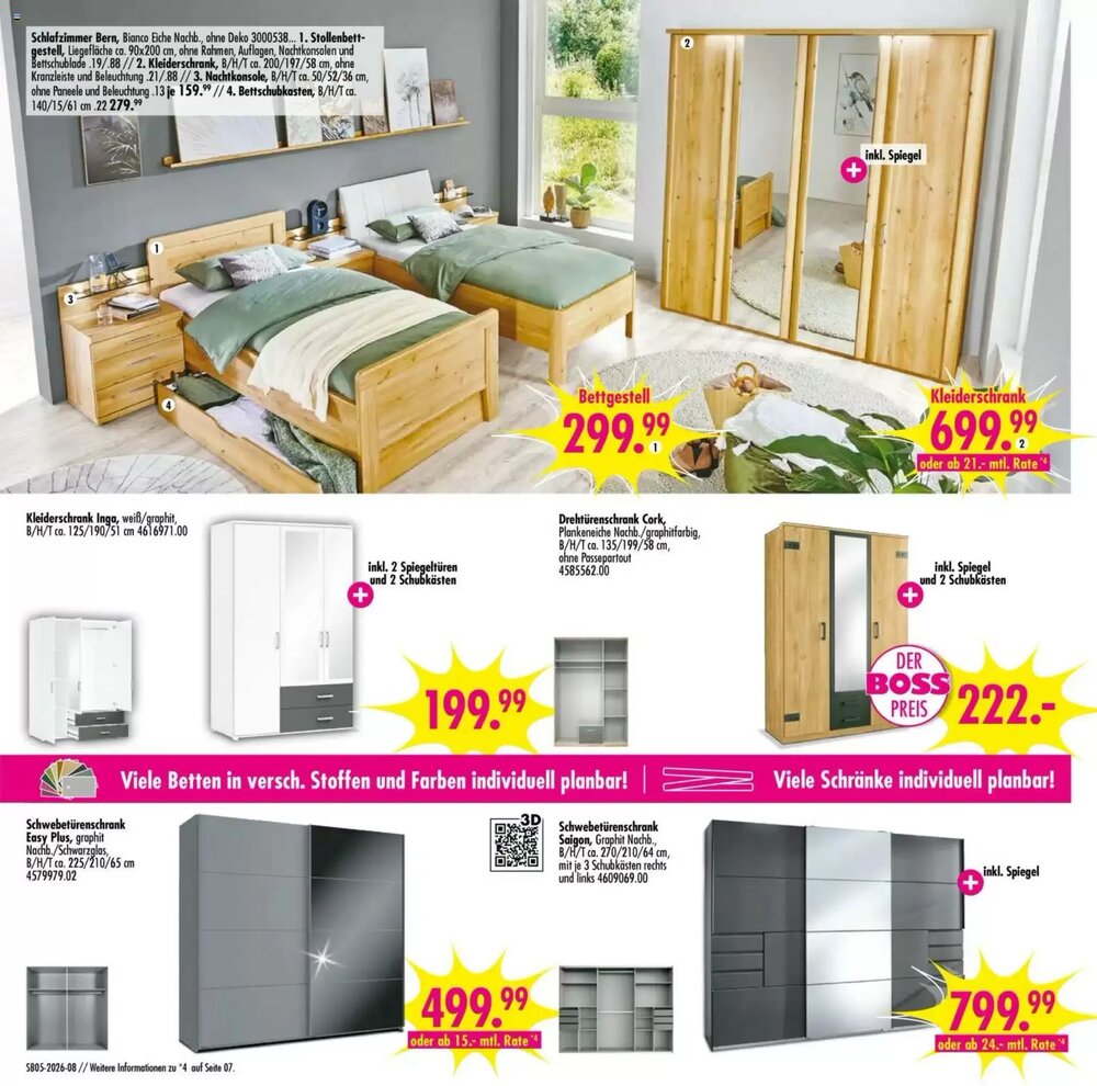 Möbel Boss Prospekt (ab 24.01.2026) zum Blättern - Seite 8