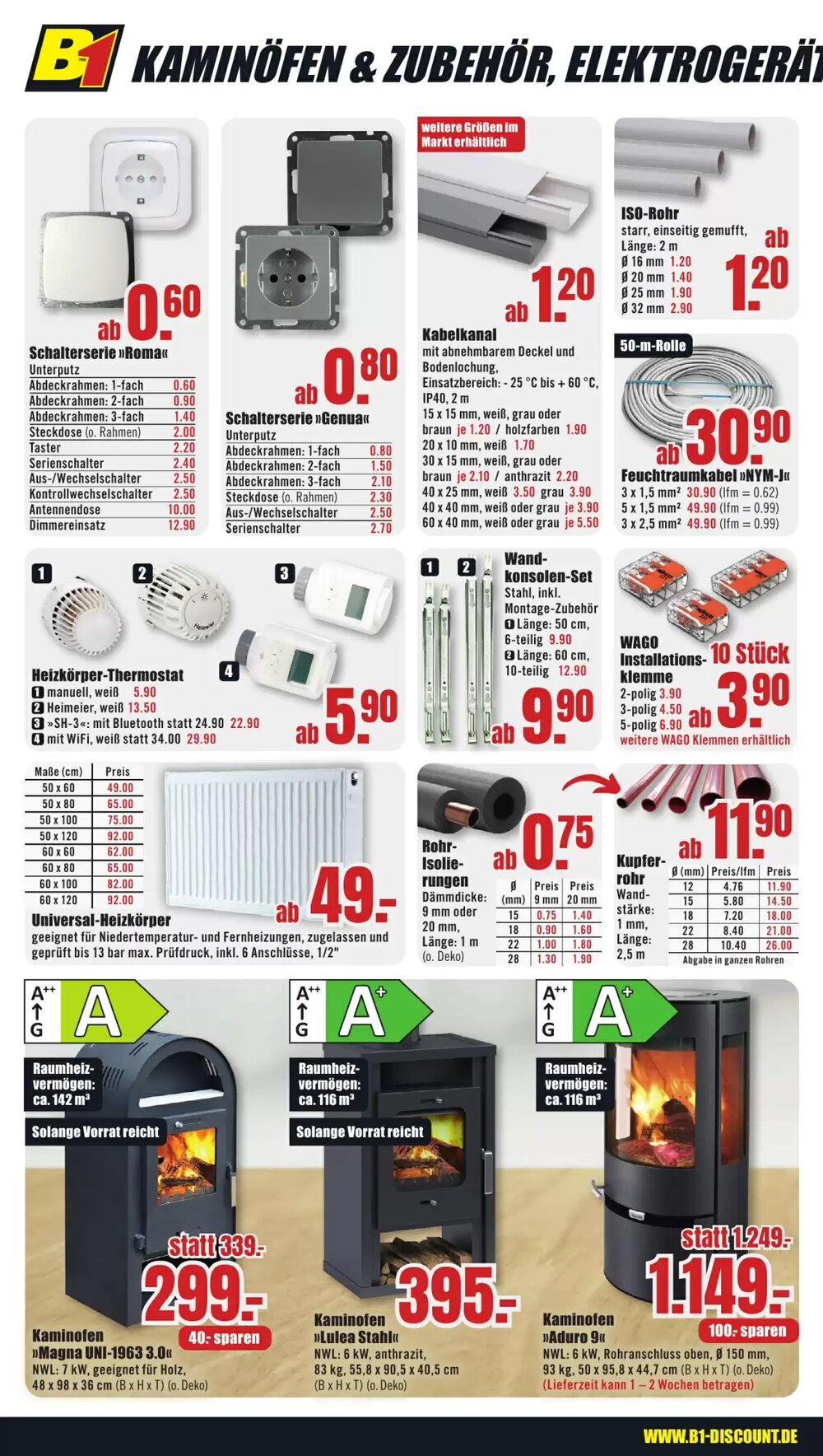 B1 Discount Baumarkt Prospekt (ab 24.01.2026) zum Blättern - Seite 4