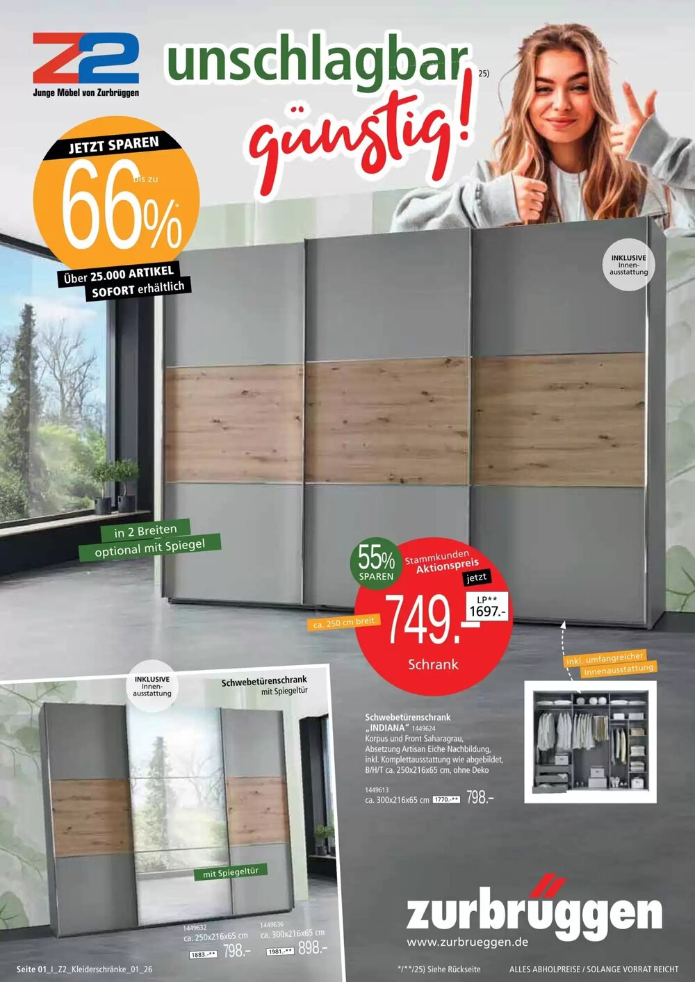 Zurbrüggen Prospekt (ab 24.01.2026) zum Blättern - Seite 1