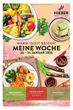 Hieber's Frische Center Prospekt (ab 25.01.2026) zum Blättern - Seite 1