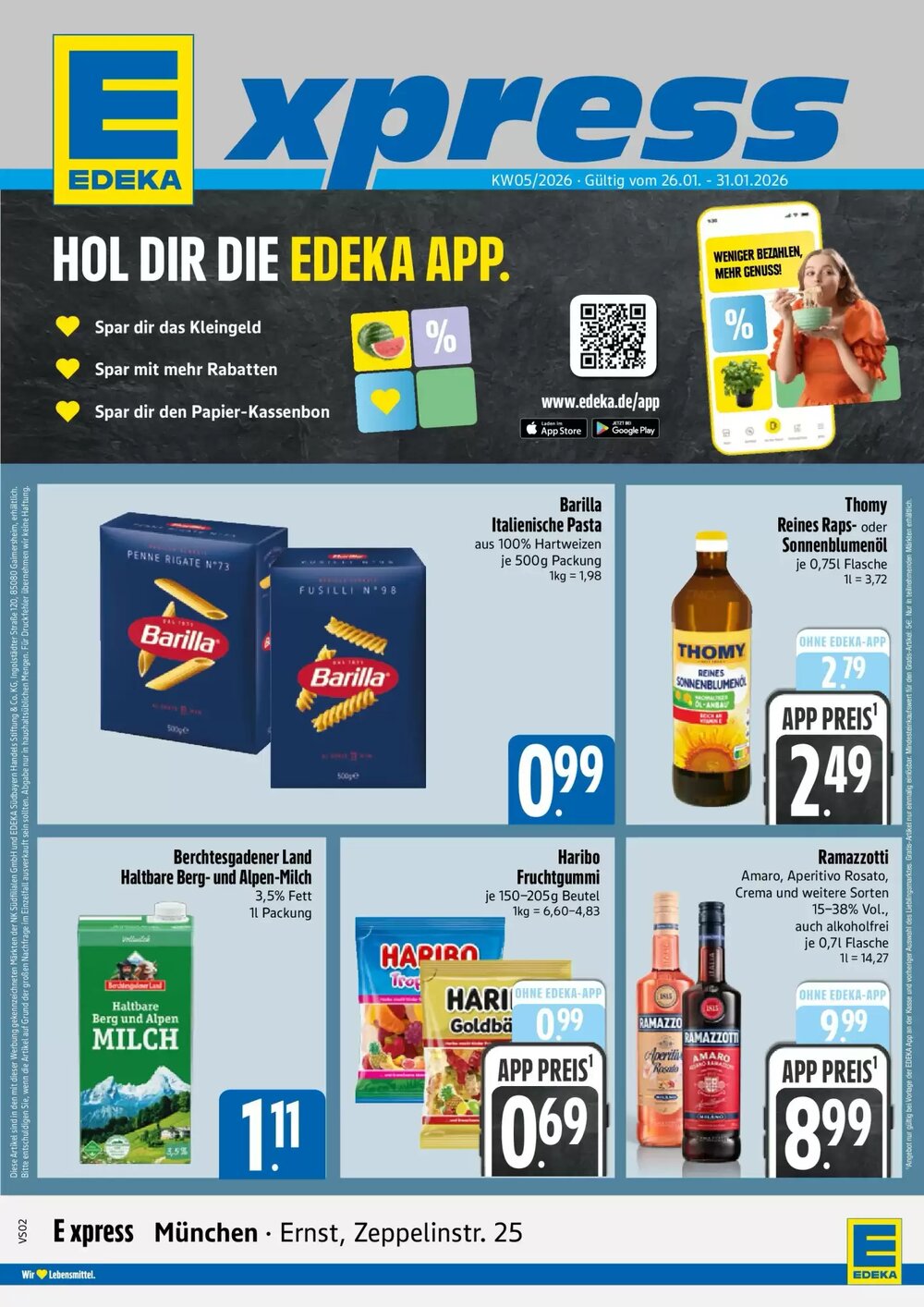 Edeka Xpress Prospekt (ab 25.01.2026) zum Blättern - Seite 1