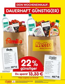 Netto Marken-Discount Prospekt (ab 25.01.2026) zum Blättern - Seite 1