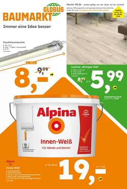 Globus Baumarkt Prospekt (ab 25.01.2026) zum Blättern