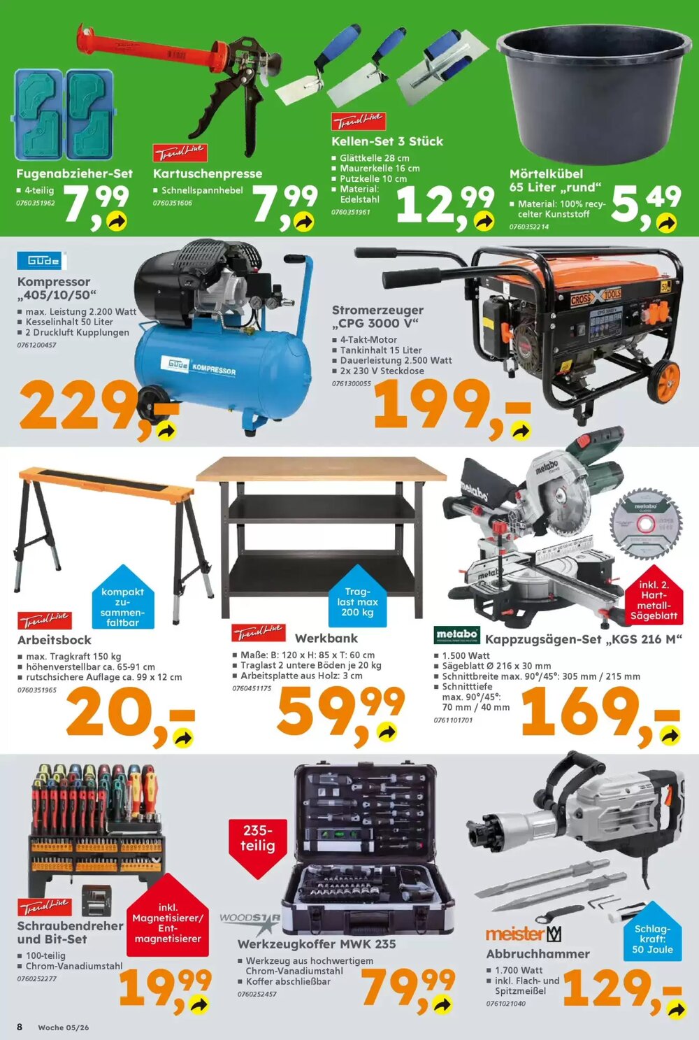 Globus Baumarkt Prospekt (ab 25.01.2026) zum Blättern - Seite 8