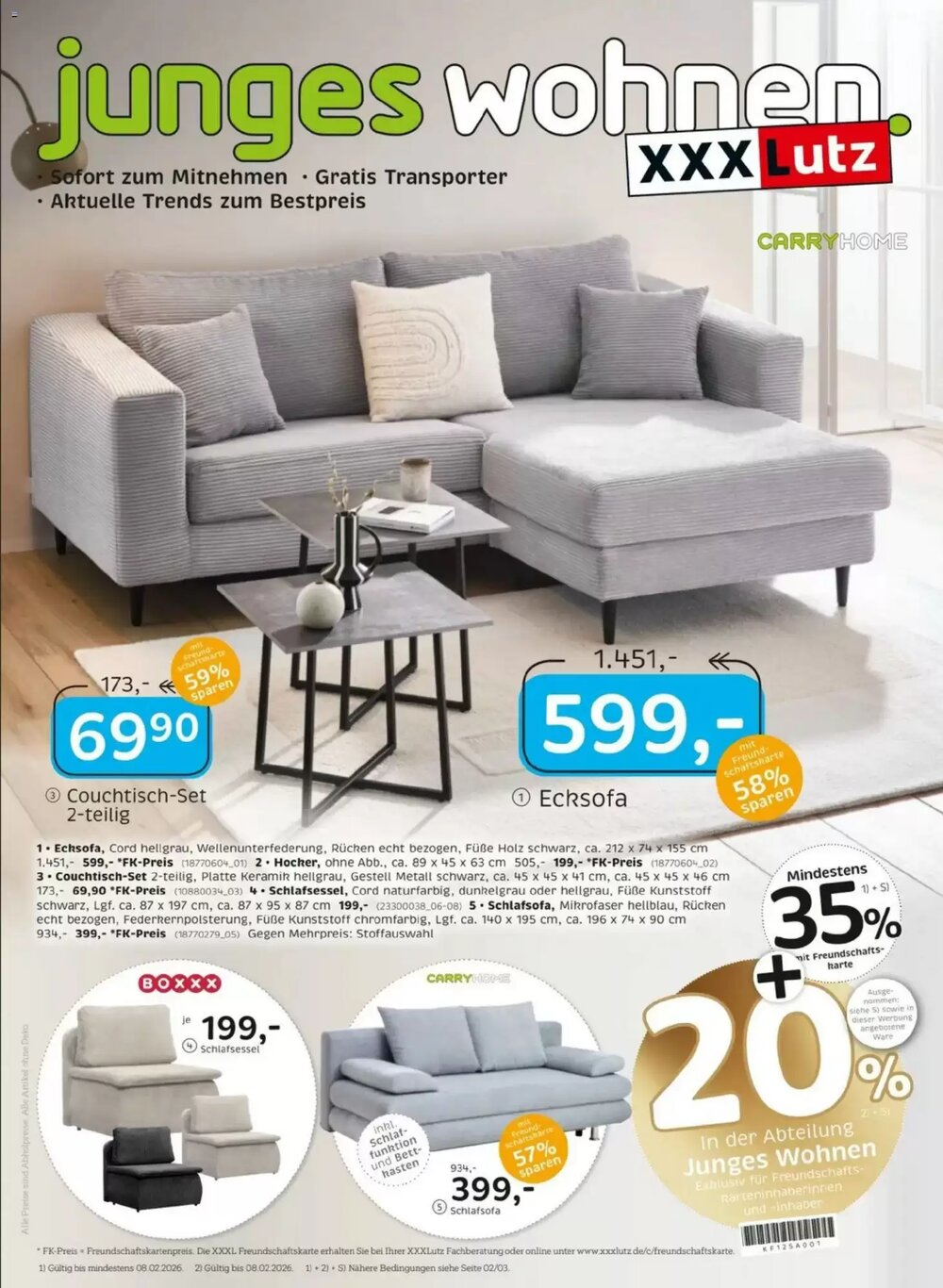 XXXLutz Prospekt (ab 25.01.2026) zum Blättern - Seite 1