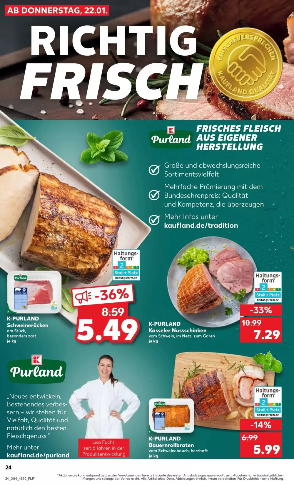 Kaufland Prospekt (ab 25.01.2026) zum Blättern - Seite 24