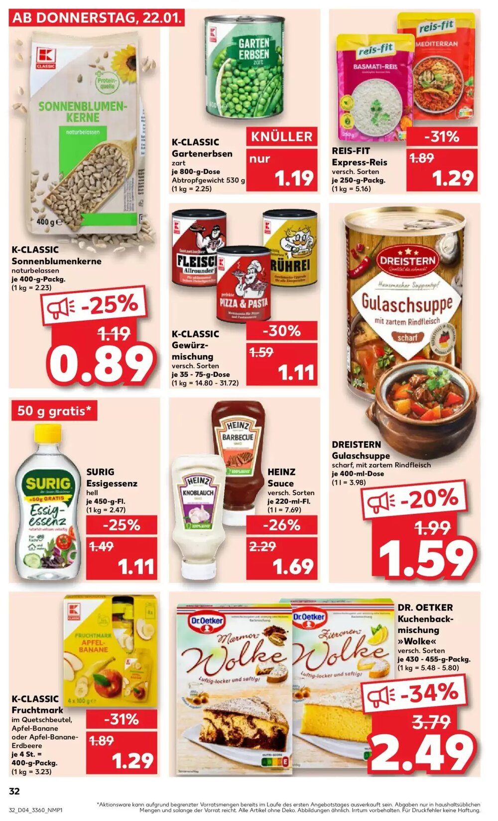 Kaufland Prospekt (ab 25.01.2026) zum Blättern - Seite 32