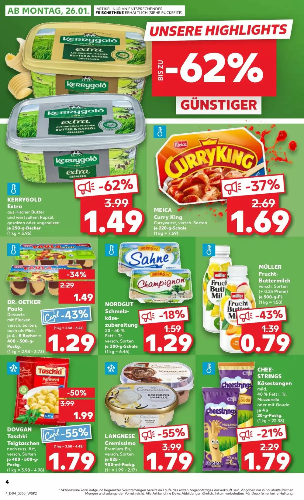 Kaufland Prospekt (ab 25.01.2026) zum Blättern - Seite 4