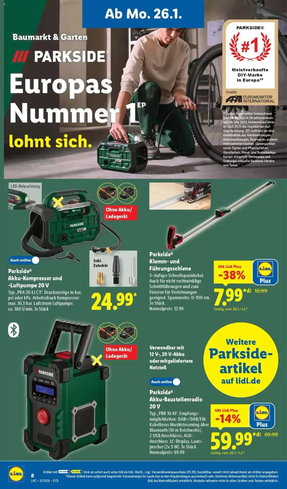 Lidl Prospekt (ab 26.01.2026) zum Blättern - Seite 8