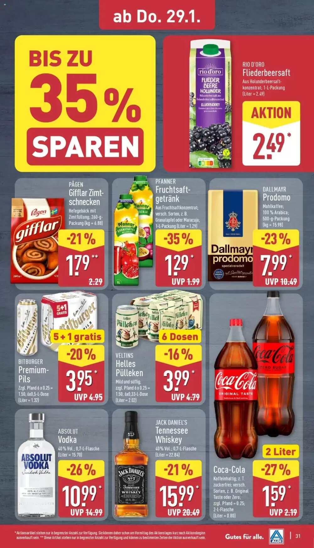 Aldi Nord Prospekt (ab 26.01.2026) zum Blättern - Seite 33