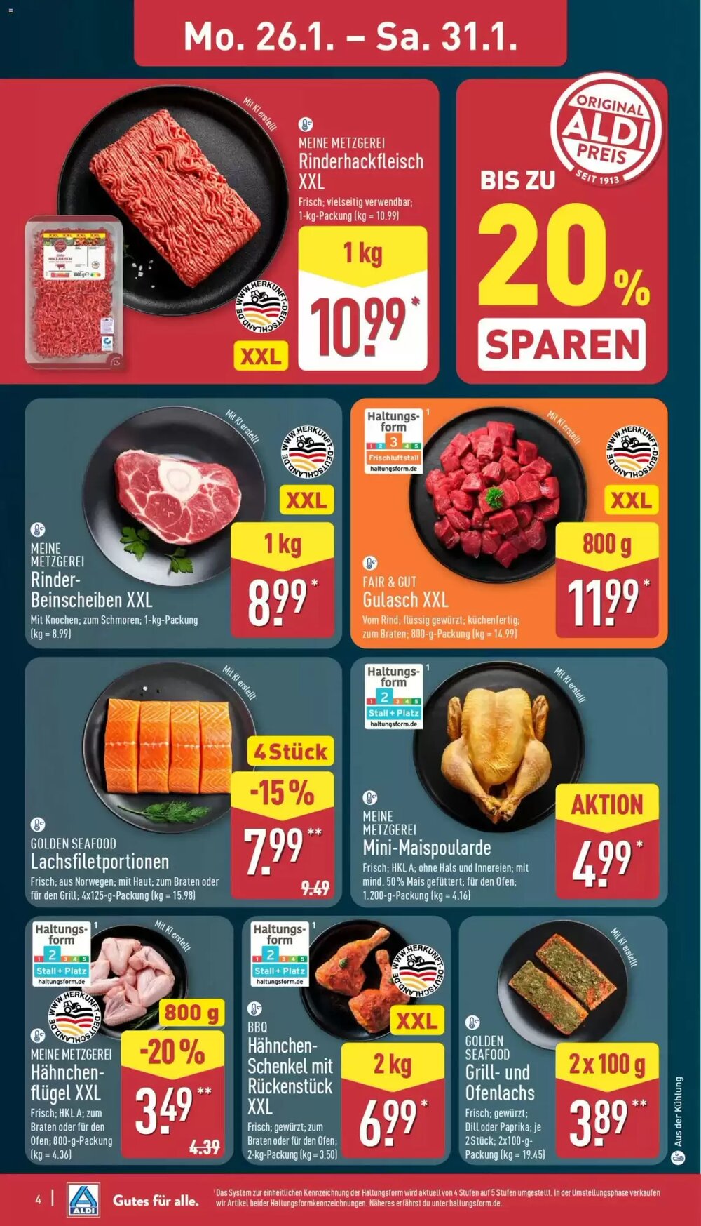 Aldi Nord Prospekt (ab 26.01.2026) zum Blättern - Seite 4