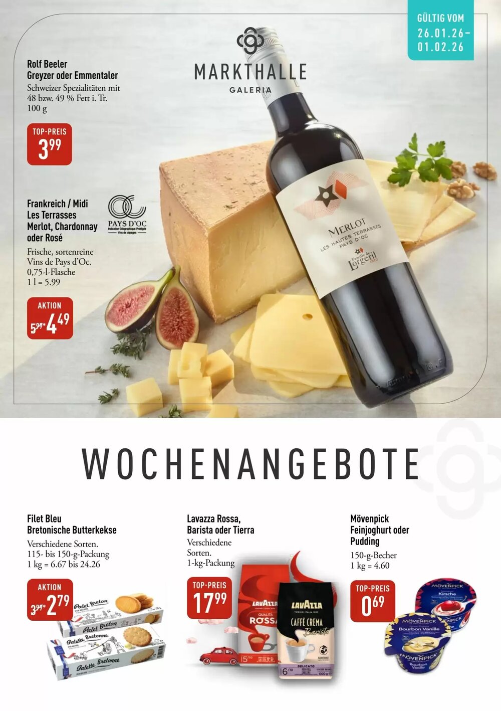 Galeria Markthalle Prospekt (ab 26.01.2026) zum Blättern - Seite 1