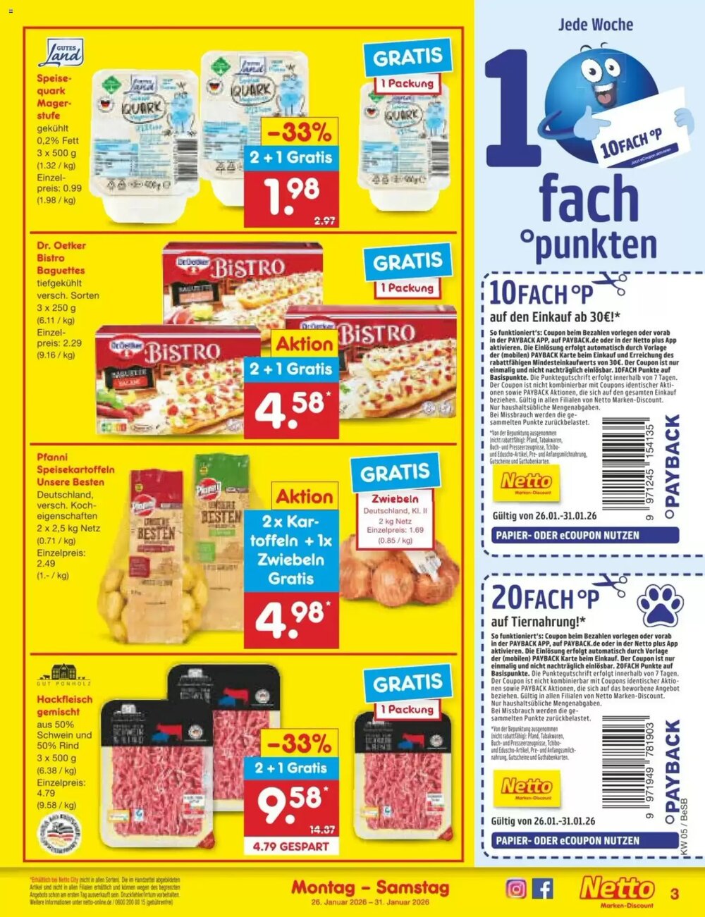 Netto Marken-Discount Prospekt (ab 26.01.2026) zum Blättern - Seite 3
