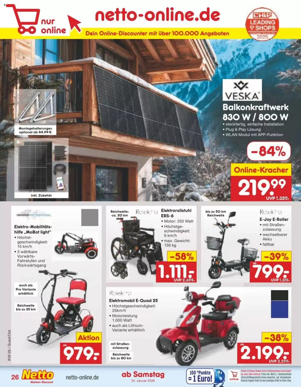 Netto Marken-Discount Prospekt (ab 26.01.2026) zum Blättern - Seite 32