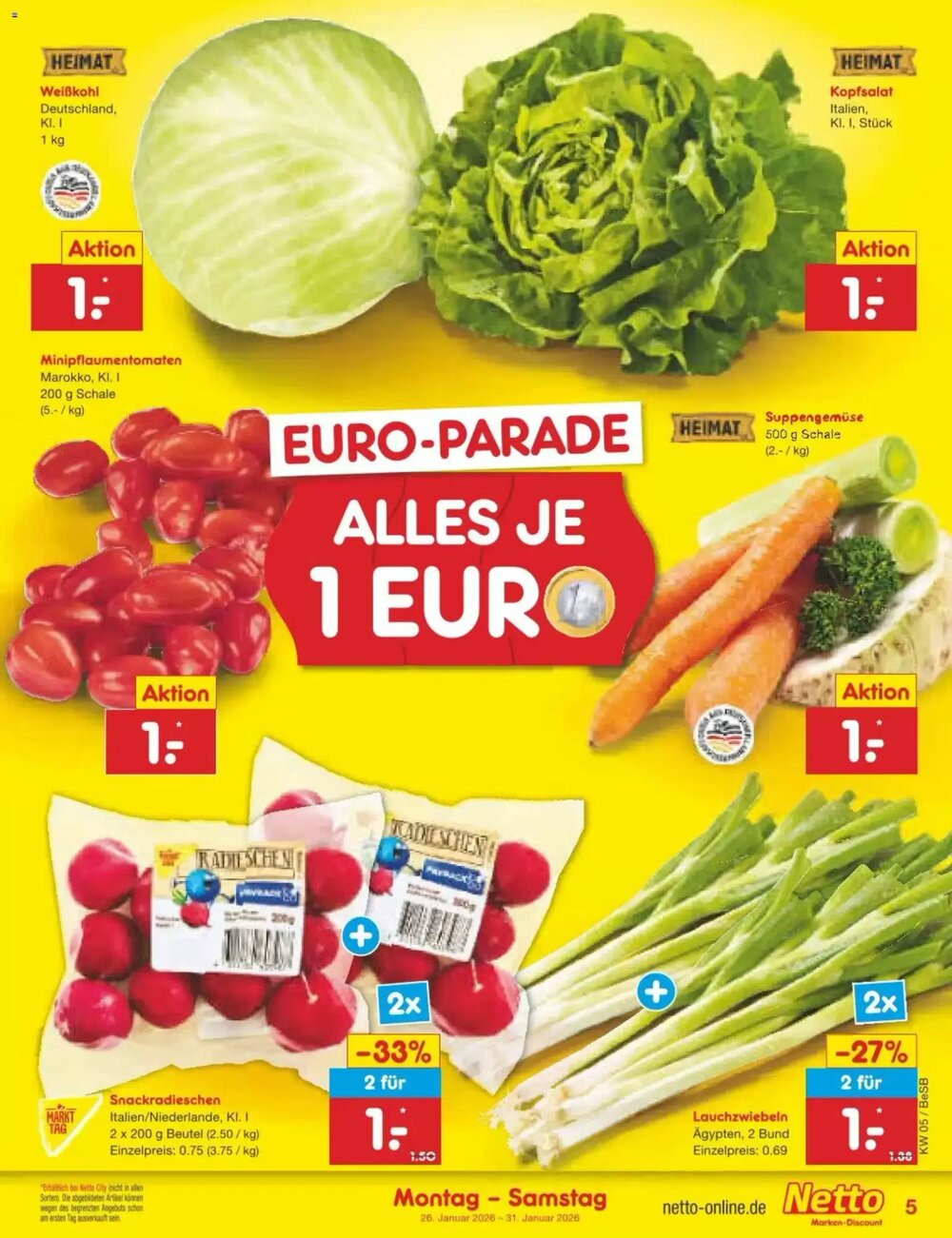 Netto Marken-Discount Prospekt (ab 26.01.2026) zum Blättern - Seite 5