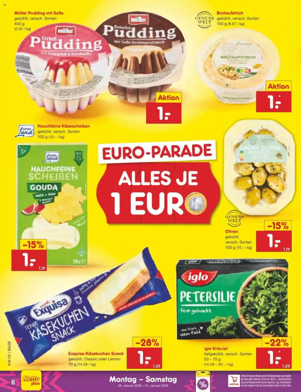 Netto Marken-Discount Prospekt (ab 26.01.2026) zum Blättern - Seite 6