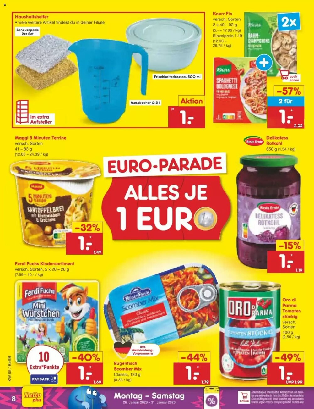 Netto Marken-Discount Prospekt (ab 26.01.2026) zum Blättern - Seite 8