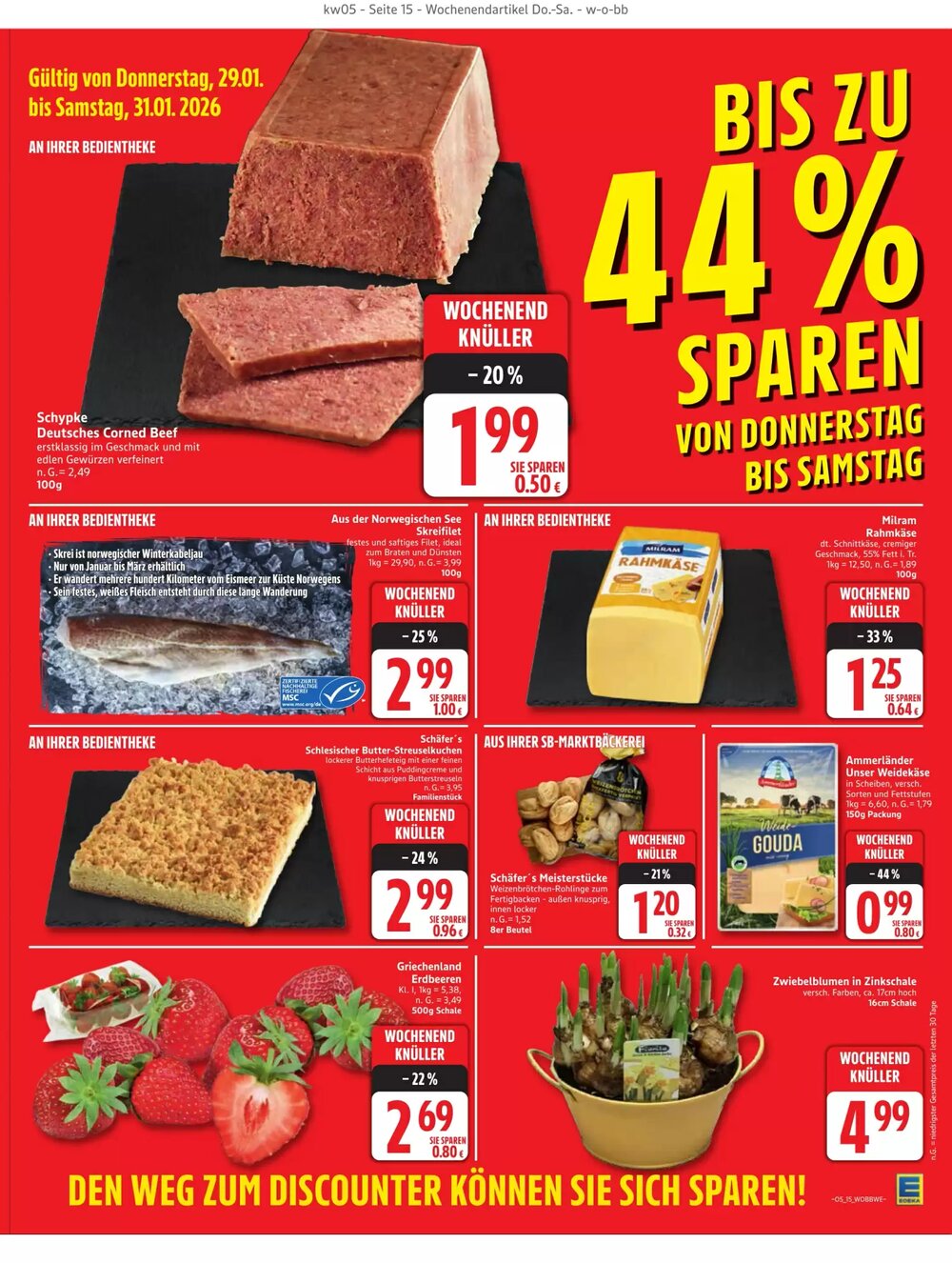 Edeka Prospekt (ab 26.01.2026) zum Blättern - Seite 15
