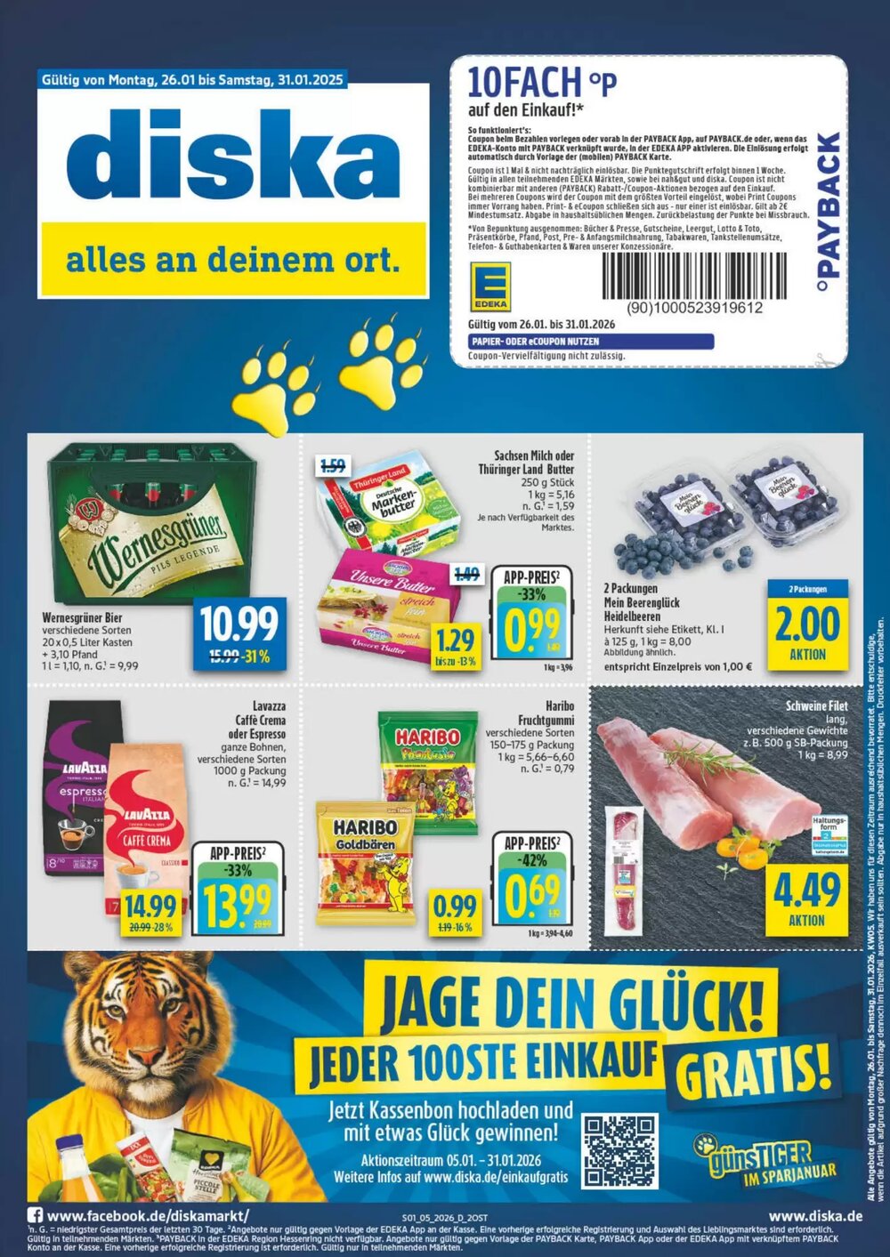 diska Prospekt (ab 26.01.2026) zum Blättern - Seite 1