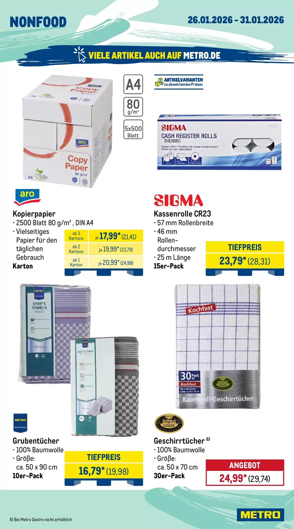 METRO Prospekt (ab 26.01.2026) zum Blättern - Seite 21