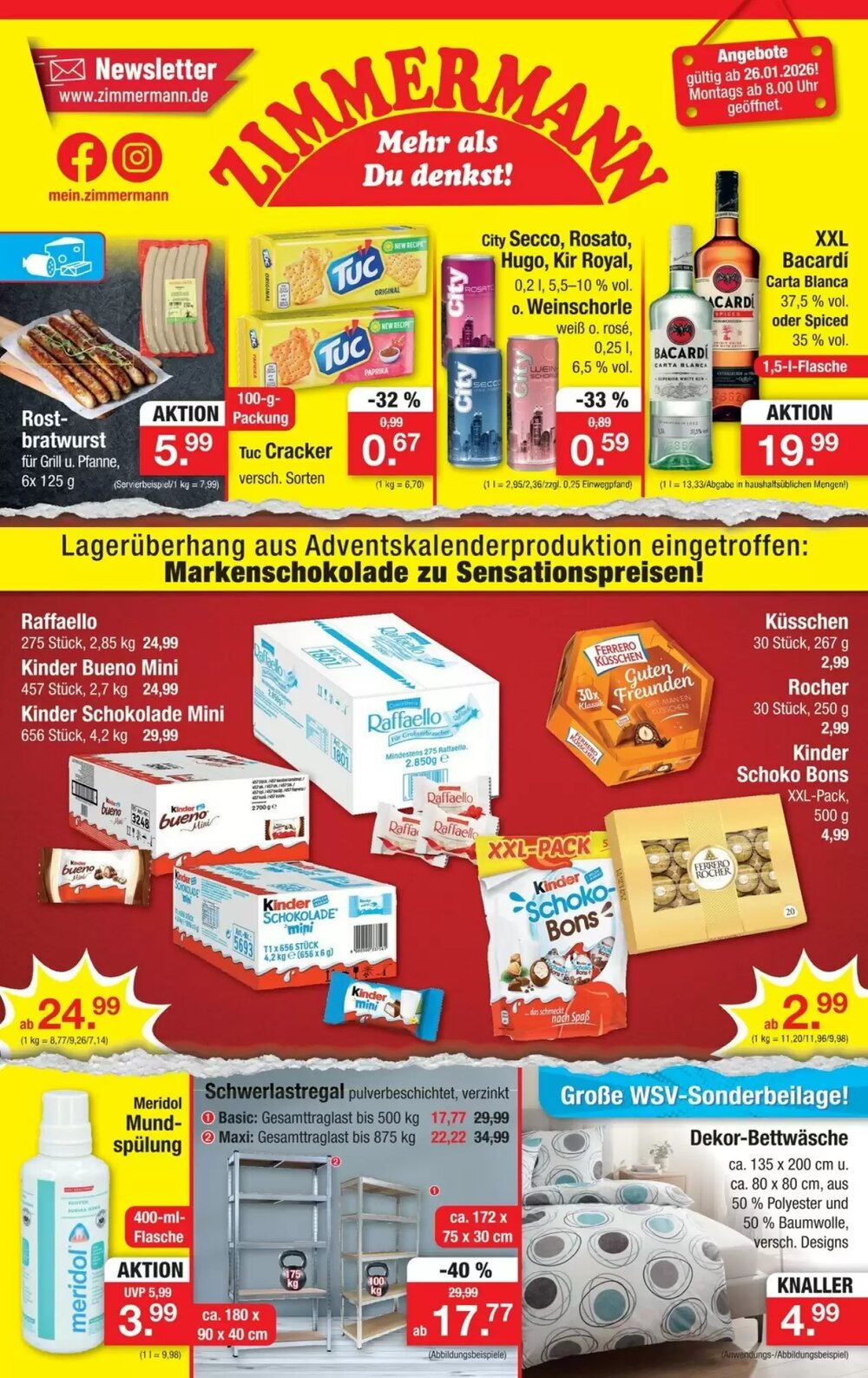 Zimmermann Prospekt (ab 26.01.2026) zum Blättern - Seite 1