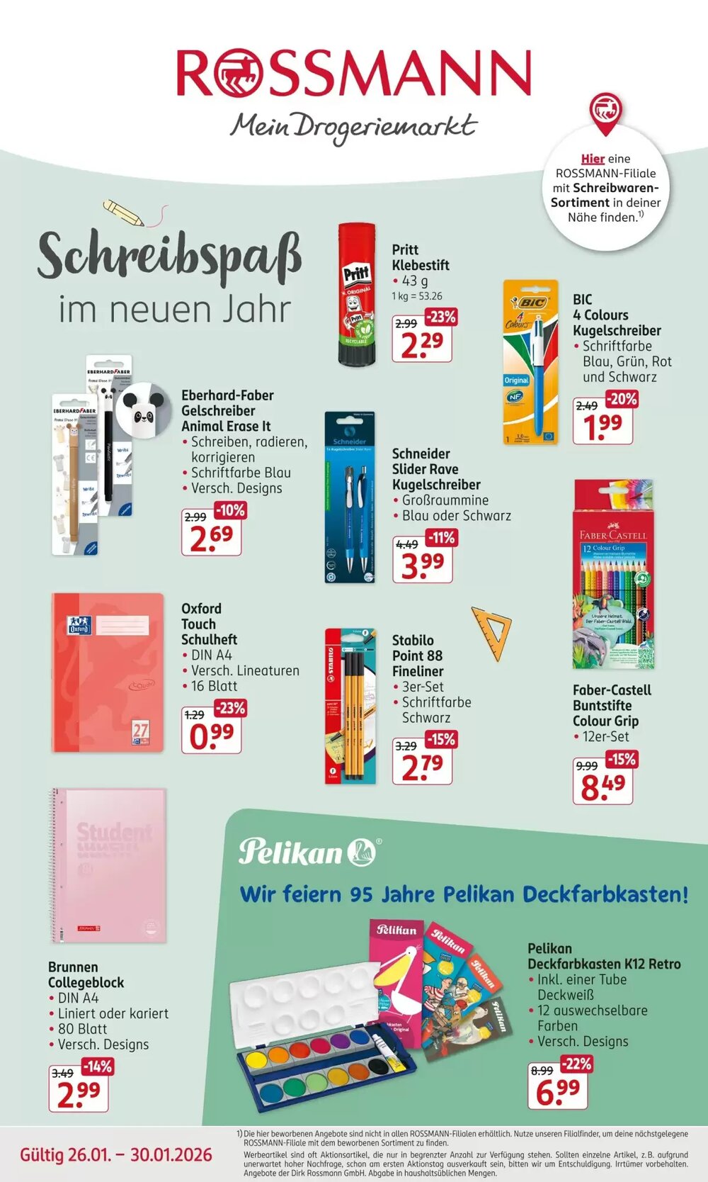 Rossmann Prospekt (ab 26.01.2026) zum Blättern - Seite 1