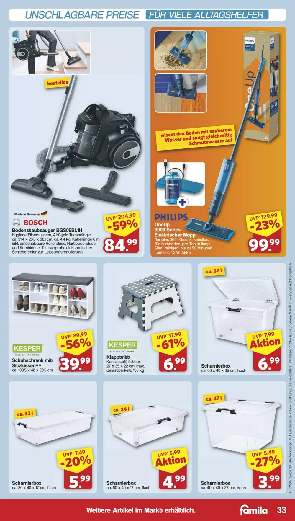 Famila Nord West Prospekt (ab 26.01.2026) zum Blättern - Seite 33