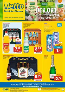 Netto Getränke Discount Prospekt (ab 26.01.2026) zum Blättern - Seite 1
