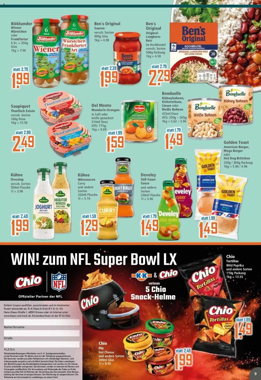 Klaas und Kock Prospekt (ab 26.01.2026) zum Blättern - Seite 9