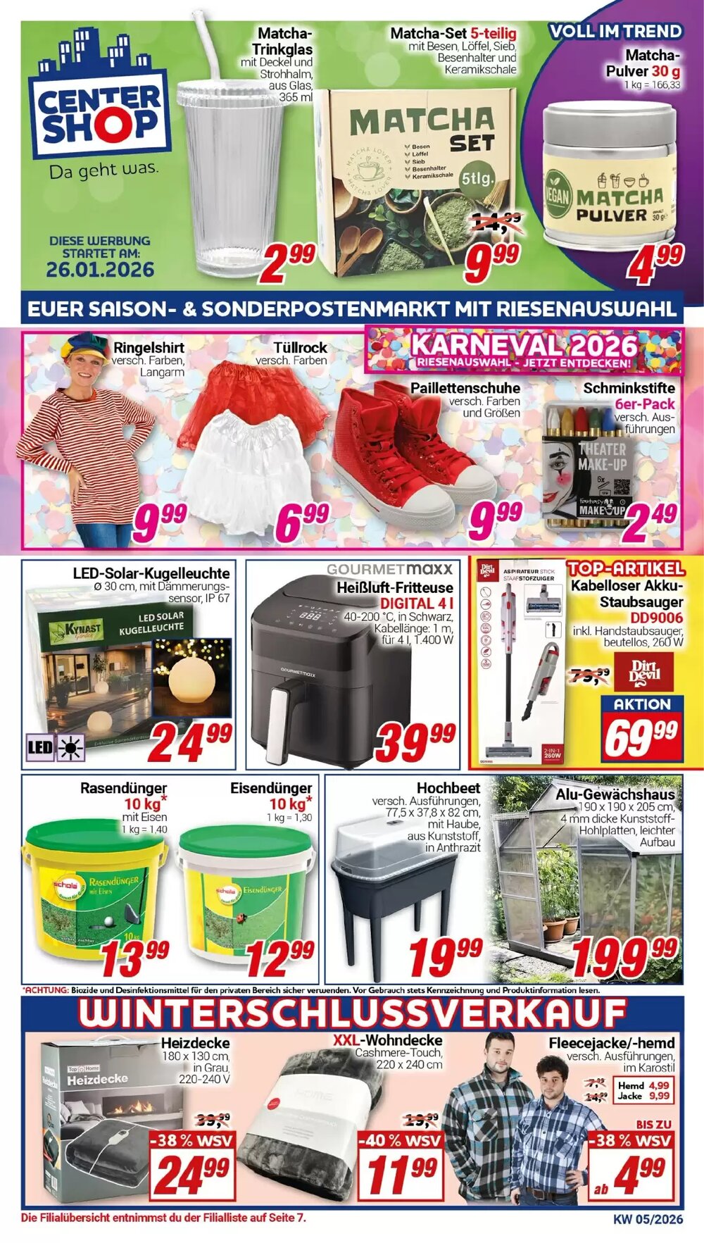 CENTERSHOP Prospekt (ab 26.01.2026) zum Blättern - Seite 1
