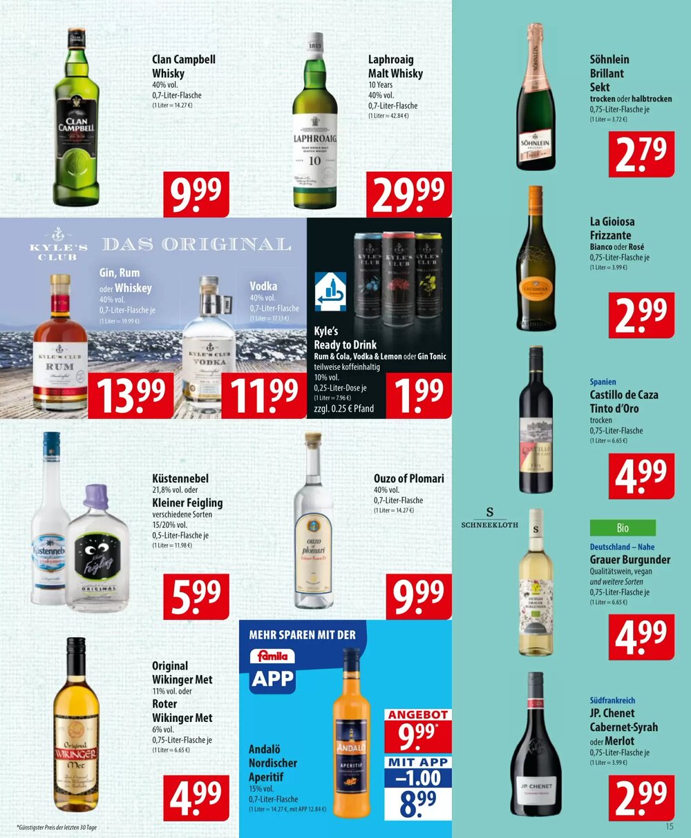 Famila Nord Ost Prospekt (ab 26.01.2026) zum Blättern - Seite 15