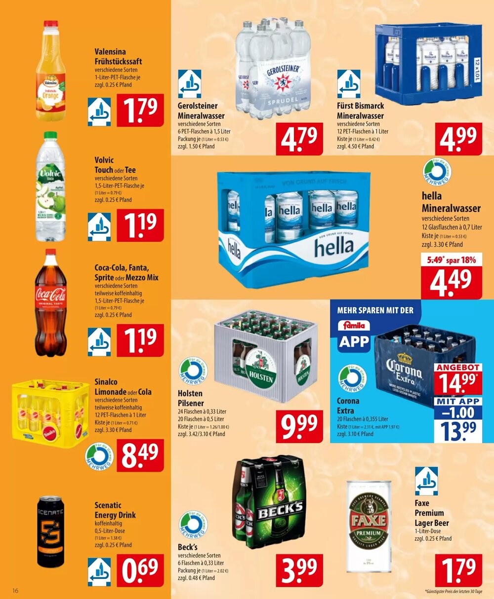 Famila Nord Ost Prospekt (ab 26.01.2026) zum Blättern - Seite 16