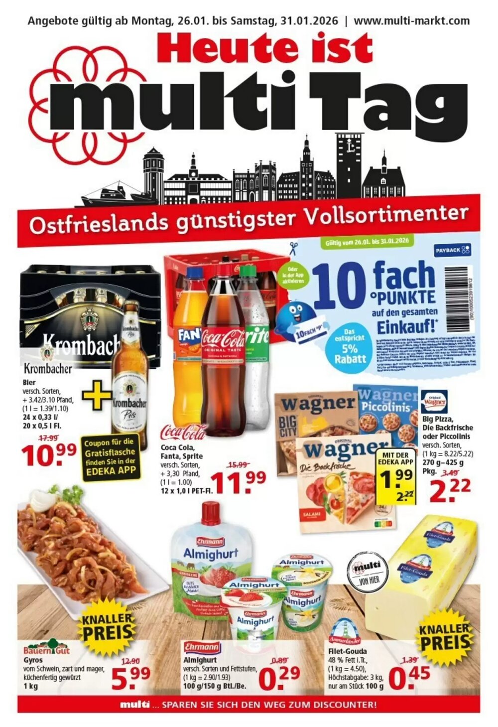 Multi Markt Prospekt (ab 26.01.2026) zum Blättern - Seite 1