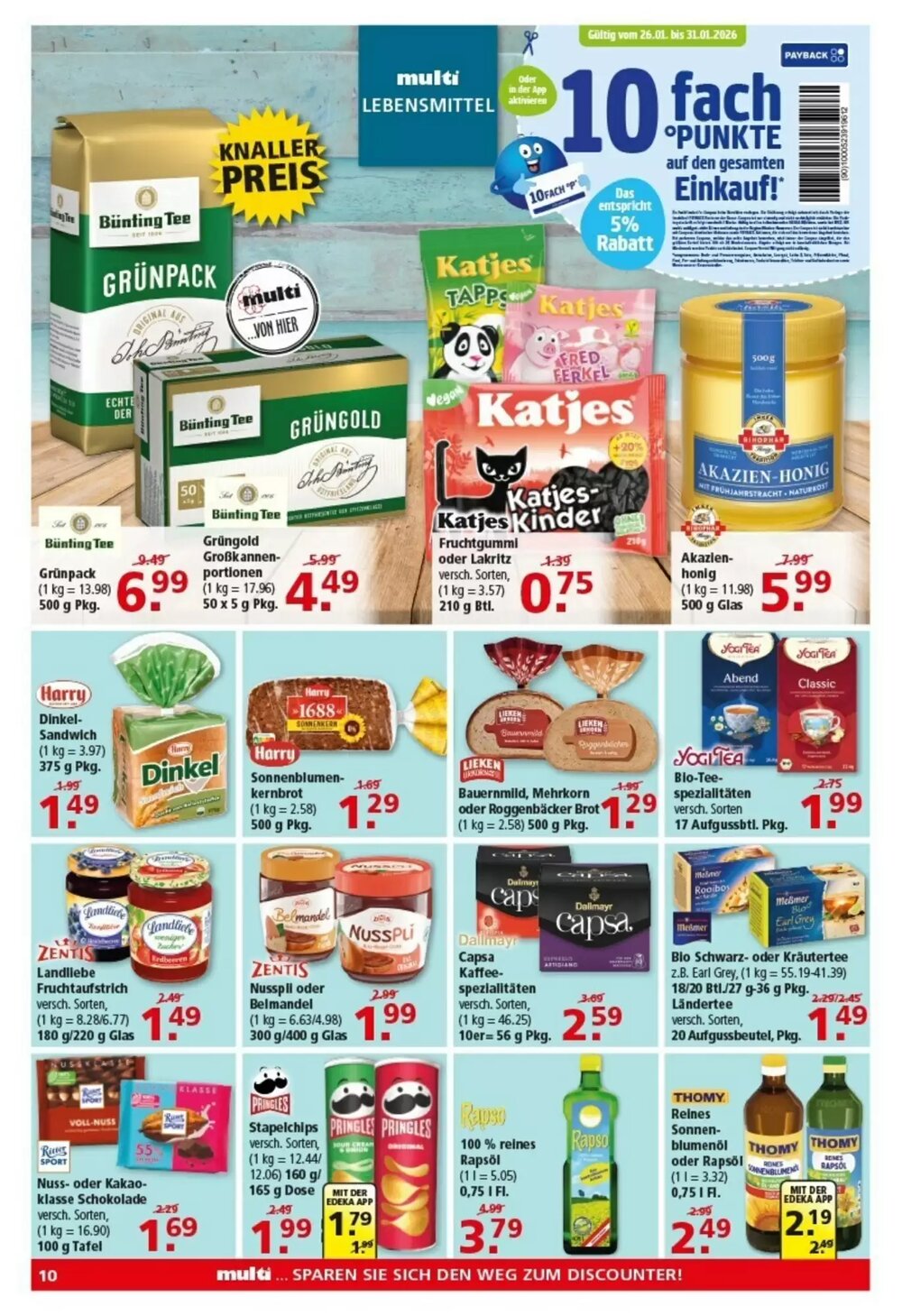 Multi Markt Prospekt (ab 26.01.2026) zum Blättern - Seite 10