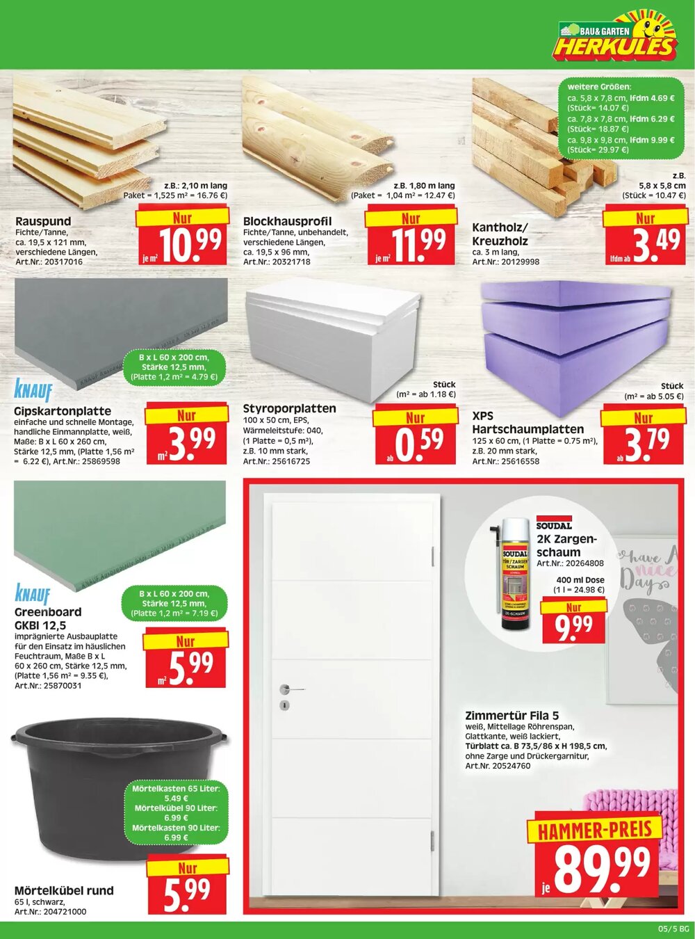 Herkules Baumarkt Prospekt (ab 26.01.2026) zum Blättern - Seite 5
