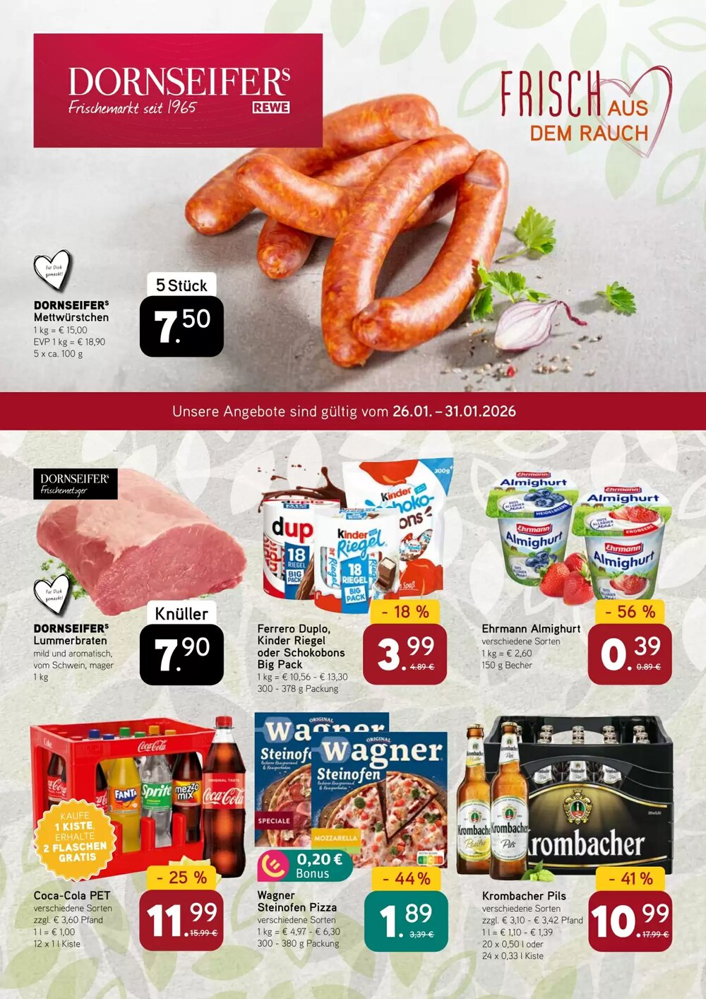 Dornseifer Prospekt (ab 26.01.2026) zum Blättern - Seite 1