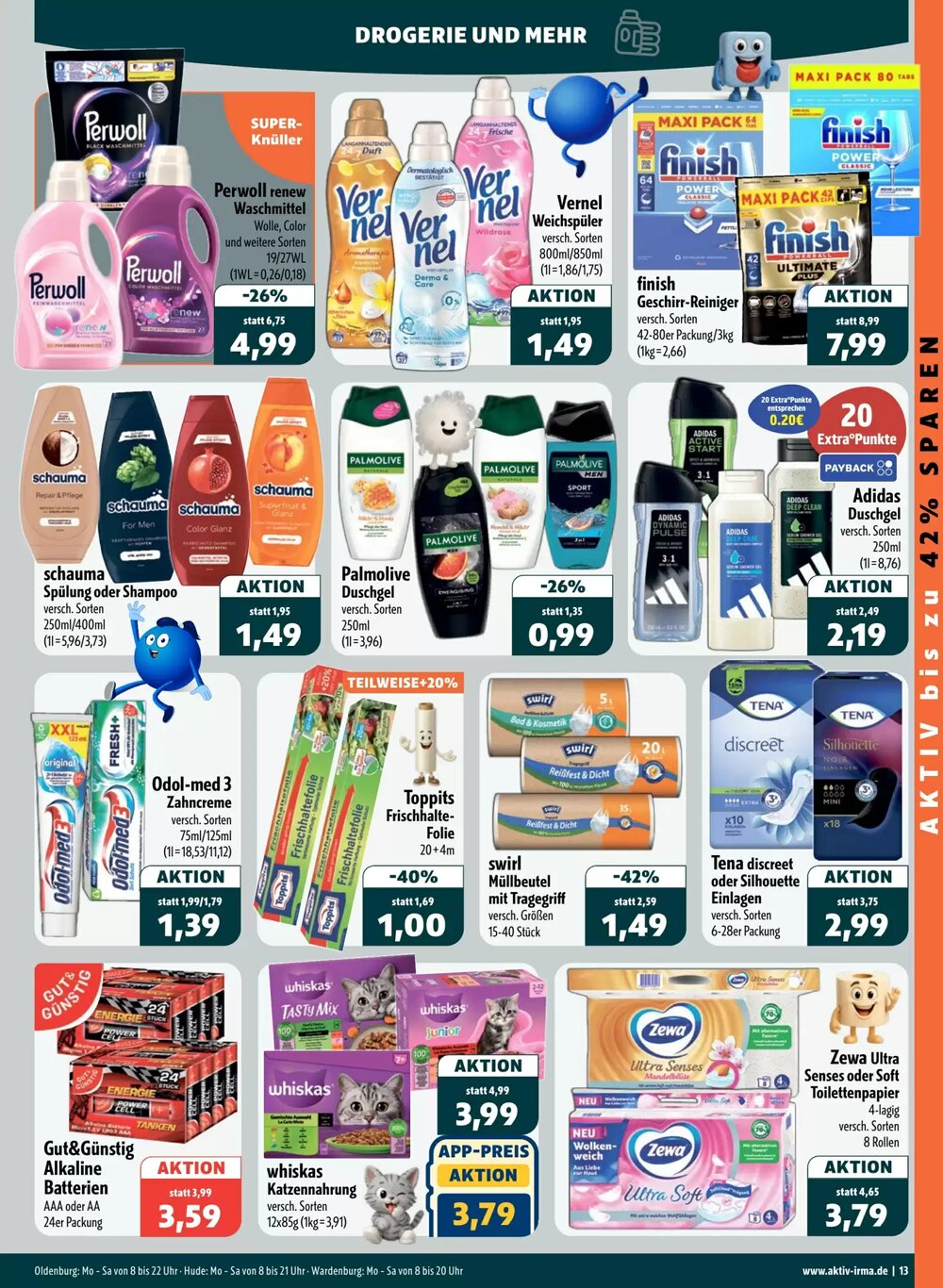 Aktiv Irma Prospekt (ab 26.01.2026) zum Blättern - Seite 13