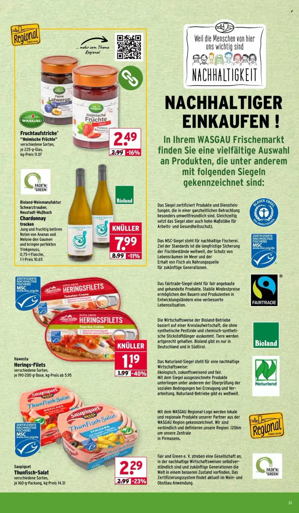 Wasgau Prospekt (ab 26.01.2026) zum Blättern - Seite 23