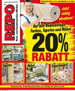 Repo Markt Prospekt (ab 26.01.2026) zum Blättern