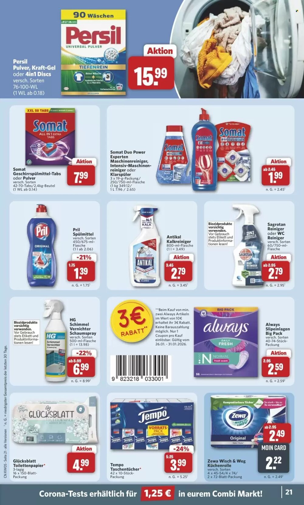 Combi Prospekt (ab 26.01.2026) zum Blättern - Seite 21