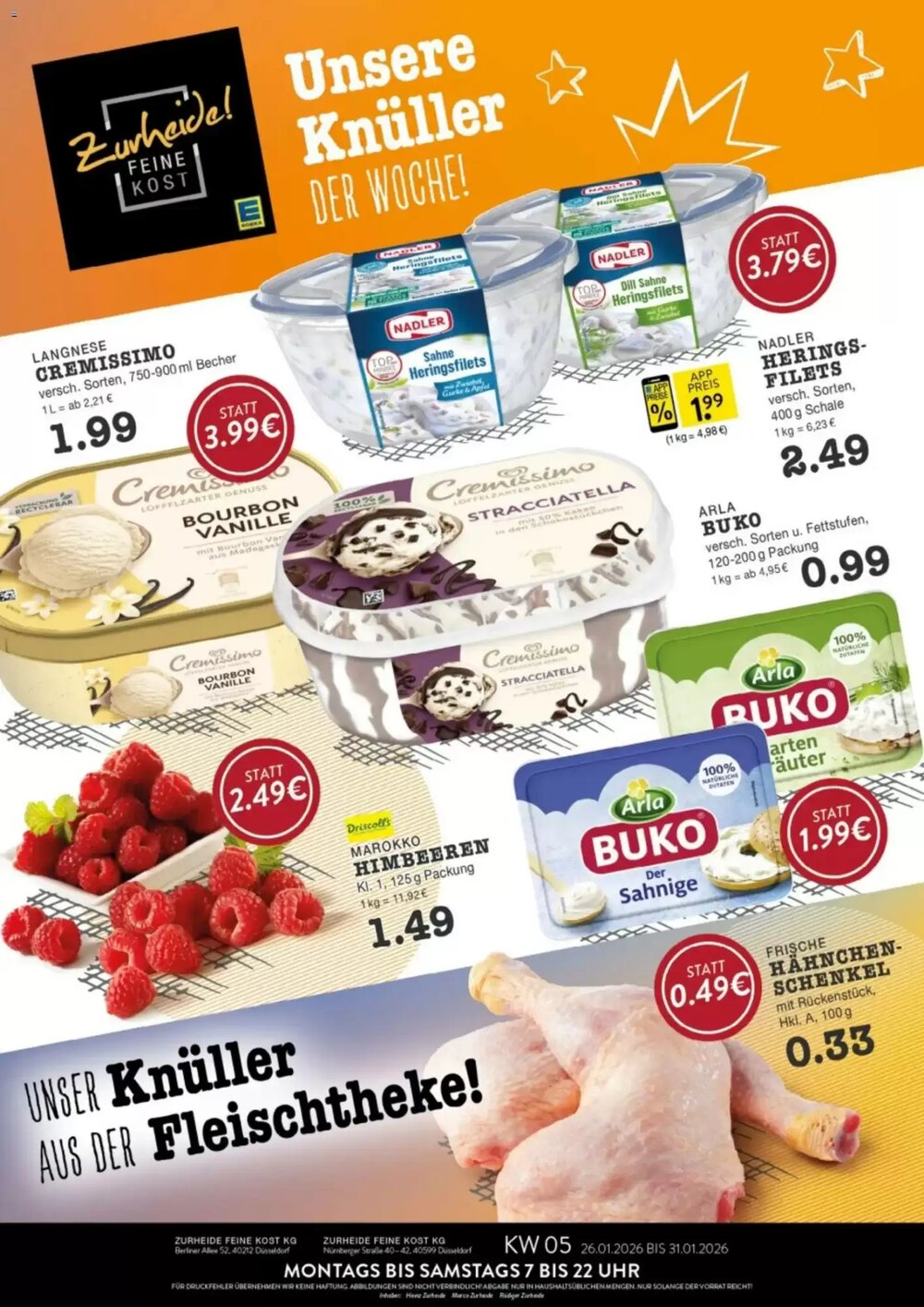 Edeka Zurheide Prospekt (ab 26.01.2026) zum Blättern - Seite 1