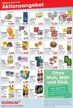 Konsum Leipzig Prospekt (ab 26.01.2026) zum Blättern - Seite 1