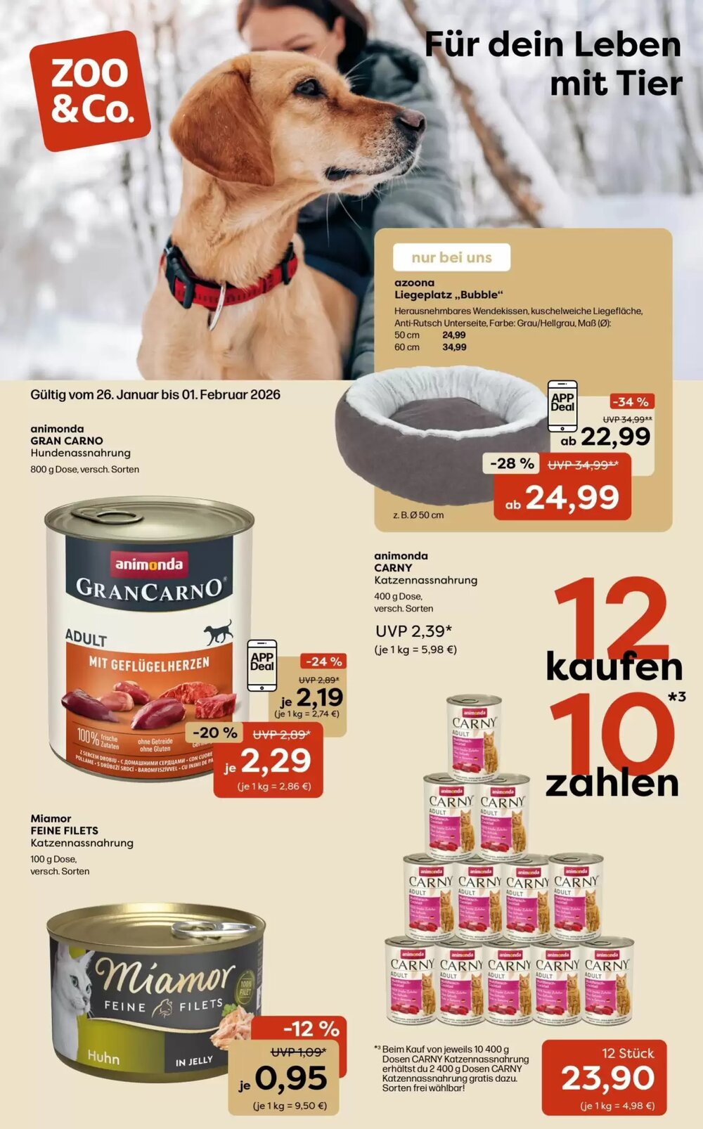 Zoo & Co Prospekt (ab 26.01.2026) zum Blättern - Seite 1
