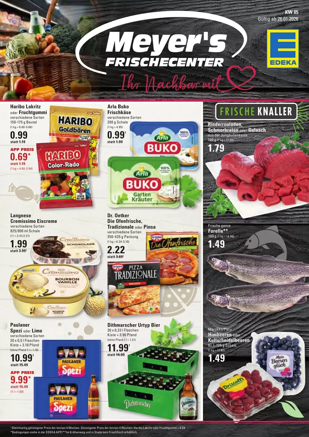 Meyer's Frischemarkt Prospekt (ab 26.01.2026) zum Blättern - Seite 1