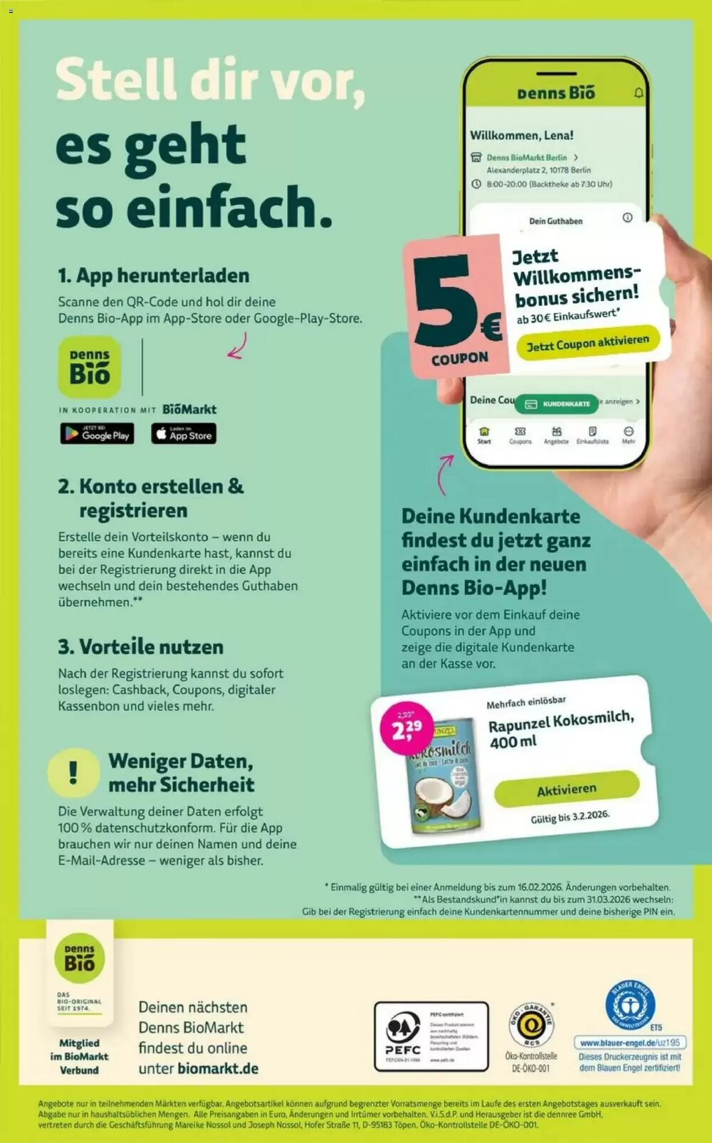 Denns BioMarkt Prospekt (ab 28.01.2026) zum Blättern - Seite 16